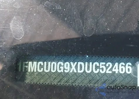 2013 Ford Escape Se from USA, damaged, VIN 1FMCU0G9XDUC52466